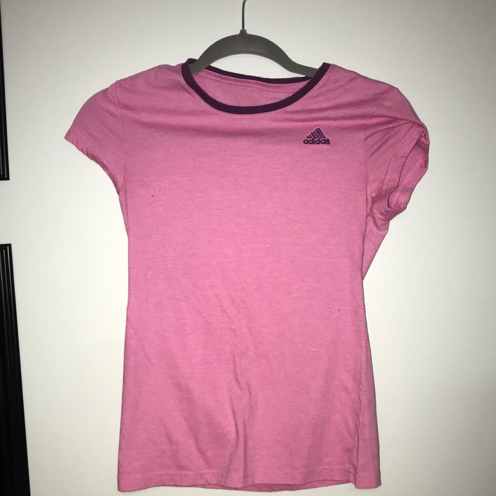 pink adidas shirt